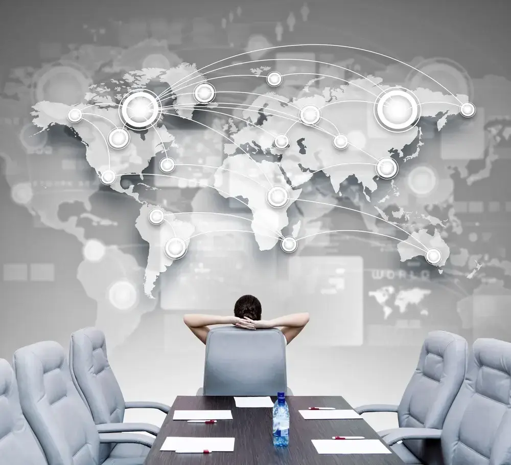 Businesswoman boss in conference room sitting with back in chair (1)-1